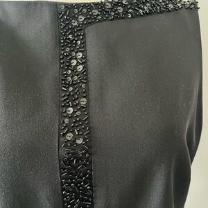 David Meister Black Sheath Cocktail Dress